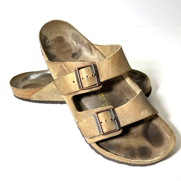 Birkenstock Betula Brown Suede Sandals Sz 46 Men 12Women...